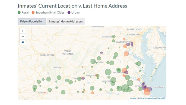 Image for End of "Prison Gerrymandering" Saps Rural Virginia