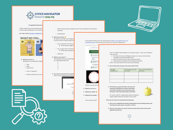 Image for Explore the Law: Virginia Civics Education