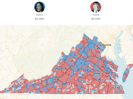 Presidential Donations by Precinct - July 2024