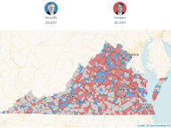 Gubernatorial Donations by Precinct - Through Aug 31, 2021