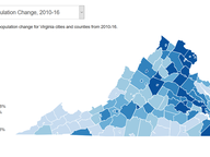 Estimated Population Change, 2010-16