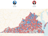 Presidential Donations by Precinct - Through July 2020