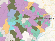 Gubernatorial Fundraising by ZIP Code