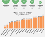Turnout Falloff in Local May Elections