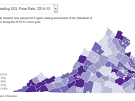 3rd-Grade Reading SOL Pass Rate, 2014-15