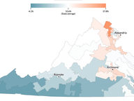 Growth/Loss in Registered Voters in the State Senate