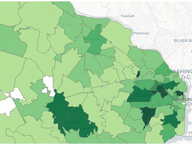 COVID-19 Cases Per 10,000 People by ZIP
