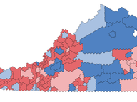 Change in Partisanship, 2017 vs 2021