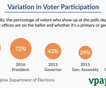Variation in Voter Participation by Election: 2017