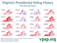 Virginia's Presidential Voting History: 1956-2016