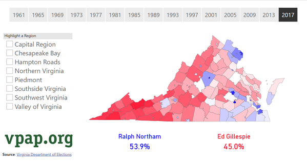 Image for Virginia's Presidential Voting History 2018