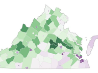 Locality Turnout Compared to Statewide