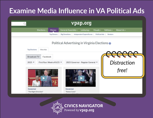 Image for Examining Political Influence in VA Political Ads
