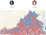 Presidential Donations by Precinct - August 2024