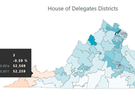 Virginia House and Senate Voter Registration Trends