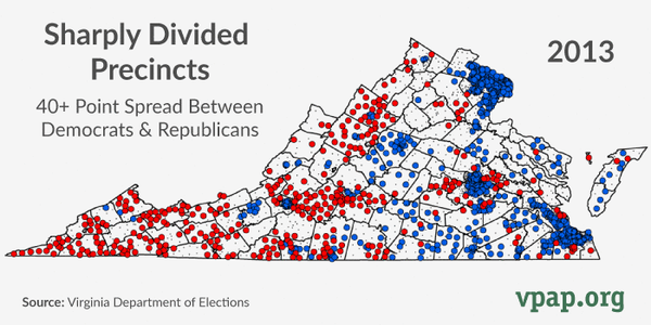 Image for Sharply Divided Precincts: Governor's Elections