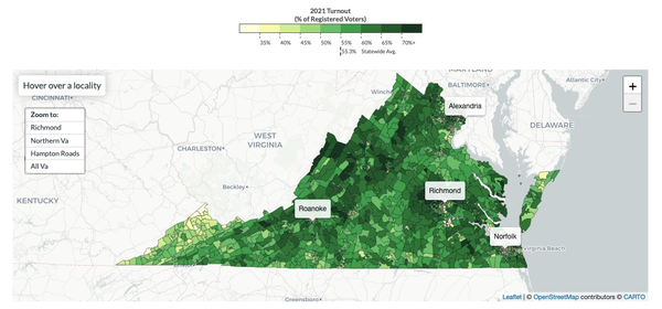 Image for November 2021 Turnout by Precinct