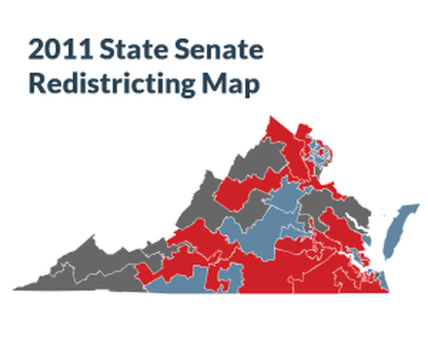 Image for 2011 State Senate Redistricting Map